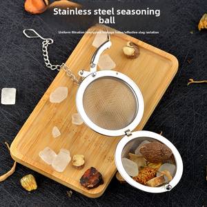 Infusore <span class=keywords><strong>per</strong></span> Tè in Rete di Acciaio Inox 304, Filtro <span class=keywords><strong>per</strong></span> Tè Sfuso, Erbe, Spezie e Condimenti - Product Image 1