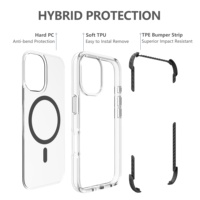 WOWCASE étui de téléphone Premium pour iPhone 16 étui 3M Anti-chute antichoc magnétique étui mobile pour 15 16 pro max 16 plus 16 15 pro