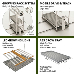 Estante de Cultivo Móvil Grande y Eficiente para Agricultura Vertical en Interiores - Product Image 4