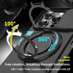 Funda Lingke, <span class=keywords><strong>Nuevo</strong></span> Lanzamiento, Compatible con Apple <span class=keywords><strong>iPhone</strong></span> 17 Pro Max, con Soporte de Ventana Deslizante, 15 Plus, Antigolpes, con Agarre para Teléfono Incluido - Product Image 3