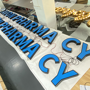 Tùy chỉnh 3D Light-Up Acrylic bảng tên không thấm nước ngoài trời dấu hiệu cửa hàng cho cửa hàng công ty handmade Acryl dấu hiệu - Product Image 6