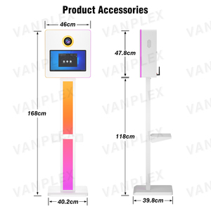 Cabina de Fotos Instantánea con Pantalla Táctil de 15.6 Pulgadas al Mejor Precio, para Bodas, Compatible con Cámaras DSLR/SLR, Iluminación LED RGB - Product Image 6
