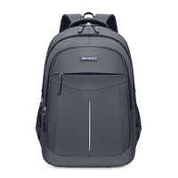 Sac à dos pour ordinateur portable professionnel unisexe 15 pouces Oxford grande capacité voyage 20-35L multi-poches fermeture éclair résistant à l'eau pour les trajets quotidiens