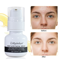 Sérum Visage Éclaircissant & Réparateur à l'Acide Kojique, Niacinamide & Acide Hyaluronique - Hydrate, Lisse & Unifie le Teint