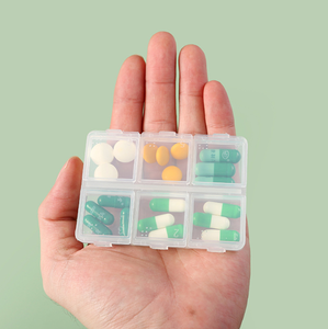 Boîte à médicaments hebdomadaire personnalisée, écologique, en plastique, format poche, avec rangement <span class=keywords><strong>pour</strong></span> médicaments et besoins d'urgence lors de vos sorties - Product Image 3