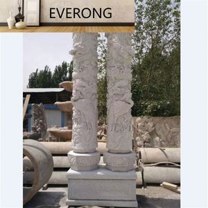 Columnas de Patio de Piedra Natural de Estilo Moderno, Decoración Sólida para Exteriores, Estilo Romano - Product Image 4