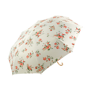 Paraguas de Doble Uso para Sol y Lluvia para Mujer, con Diseño Floral Dorado y Varilla Dorada, Diseño de una Sola Pieza, Gran Venta - Product Image 5