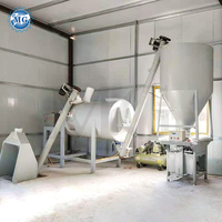 Ligne de production de mortier en poudre de mélange sec simple Machine de fabrication de mastic mural, de plâtre, de ciment, d'écrémé, de colle, de carrelage