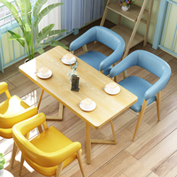 Ensemble de mobilier de restaurant moderne et écologique en gros : canapé, table et chaises en métal pour café et restauration rapide