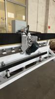 Machine de polissage et d'affûtage de scies à chanfreiner à 45 degrés ZEUS pour pierre, granit, marbre, quartz, porcelaine, avec contrôle PLC et roulement de boîte de vitesses