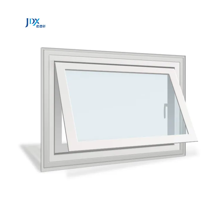 Bug Screen And Retractable Awning Blind Glass Double Glazed Frosted Glass Aluminum Awning Window