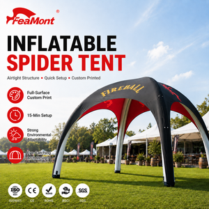 Tenda Pubblicitaria Gonfiabile Personalizzata FEAMONT a Forma di Ragno per Promozione del Marchio all'Aperto, <span class=keywords><strong>Eventi</strong></span> e Roadshow nei Mercati USA e Canada - Product Image 1
