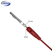 JZDZ Prise banane haute intensité 4 mm, type à vis, adaptateur de connecteur banane sans soudure, 30Vac-60Vdc/Max.24A J.10019