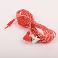 Câble audio Jay-Tee JTRCA à paire torsadée en cuivre, double blindage, prise stéréo 3,5 mm vers 2 RCA, prise casque angulaire plaquée or