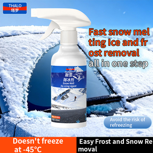 <span class=keywords><strong>Spray</strong></span> dégivrant pour pare-brise de voiture 300 ml, agent de dissolution rapide de la neige, formule douce, nettoyant dégivrant pour vitres d'automobile - Product Image 4