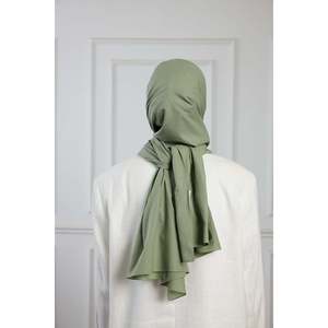 Pañuelo de Cuello de Algodón Puro Verde Claro - Product Image 1