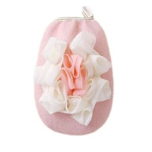 Peeling çift taraflı yumuşak cilt dostu vücut kullanımı için banyo eldivenleri havlu yetişkin çift amaçlı banyo malzemeleri - Product Image 4
