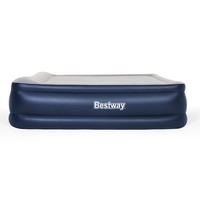 Bestway 67692 Matelas d'extérieur auto-gonflant 2.03m x 1.93m x 56cm Lit gonflable pliable moderne pour chambre à coucher hôpital école