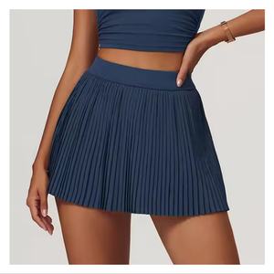 Faldas de Verano para Mujer al por Mayor, Faldas Deportivas Mini con Logotipo Personalizado, Falda de Algodón Elástica para Béisbol y Tenis - Product Image 1