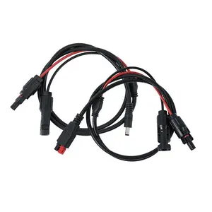 Изготовленный на заказ 45A разъем для MC 10AWG фотогальванический кабельный жгут проводов пользовательский солнечный PV кабель 4 мм2 6 мм2 8 мм2 10 мм2