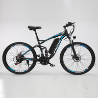Vélo électrique pour adultes, gros pneus, 350W, 50 km/h, vélo électrique, vélo tout-terrain, cross de descente