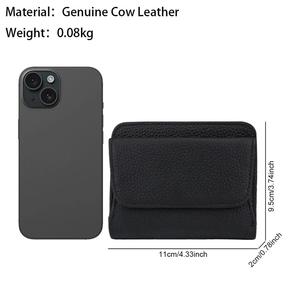 AndoBag Short <b>Wallets</b> for Women Genuine Cow Leather Portable Coin Purse Japanese Style Bifold <b>Wallet</b> Card Holder 1485 - Product Image 2