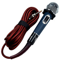 Microphone filaire professionnel pour scène, karaoké, microphone en métal, conférence, chant, portable, connecteur 6,35 mm, câble de 5 mètres, B200 PA/OEM