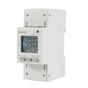 Single Phase Ac Multifunction Single Phase Din Rail Power Energy Meters With Modbus Connection CE-MID Certificate