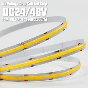 Tira de LED COB Premium sin Caída de Voltaje, Atenuación Suave, DC24/48V, PCB de 8/10/12mm, 10M-20M, para Proyectos Profesionales - Product Image 3
