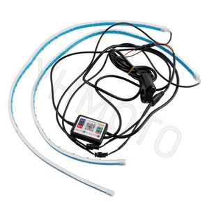 Bande lumineuse LED RGBW RGB pour siège de moto, contrôle par application YHMOTO, universelle - Product Image 4