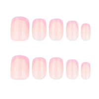 30 pièces de faux ongles à coller, kit d'ongles artificiels à presser, non toxiques, magnifiques faux ongles, OEM, en gros, luxe