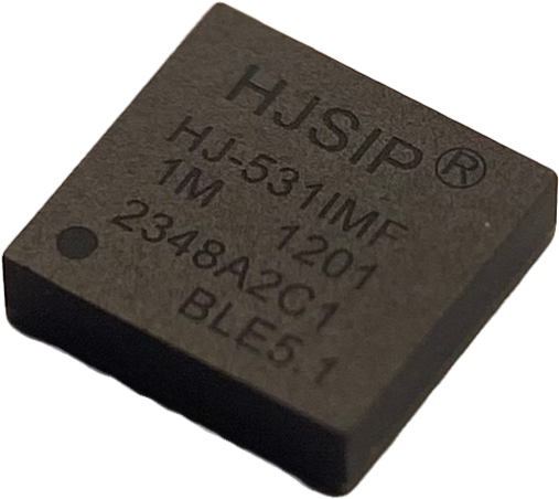 وحدة بلوتوث IC CHIP HJSIP HJ-531IMF وحدة BLE5.1 DA14531 BLE لوحة إنارة إنترنت الأشياء تشمل مدخلا UART لنقل المعلومات