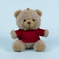 Porte-clés Ourson en Peluche Adorable, Breloque de Sac, Jouet en Peluche pour Sac à Dos, Logo Personnalisé Disponible, Cadeau Doux pour Couples, Anniversaires, Enfants