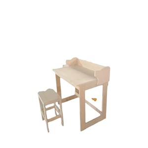 Solid Wood <b>Study</b> <b>Desk</b> And Chair Set For Kids Scandinavian Style Durable Customizable Size And Color - Product Image 5