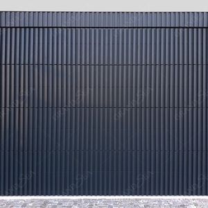 Portes <span class=keywords><strong>de</strong></span> <span class=keywords><strong>garage</strong></span> modernes verticales bi pliantes inclinables déco cachées <span class=keywords><strong>Porte</strong></span> <span class=keywords><strong>de</strong></span> <span class=keywords><strong>garage</strong></span> sectionnelle à lattes en aluminium encastrée avec panneaux muraux - Product Image 6