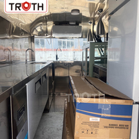 Remorque alimentaire mobile commerciale d'extérieur en acier inoxydable 304 pour boulangerie, camion-restaurant, remorque à café, chariot de restauration rapide USA