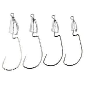 Fishing Jig Head Bullet Weighted Hooks for Bass Fishing Saltwater