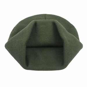 Wholesale Blank PU <b>Patch</b> logo Beanie DIY Emboss logo Adults Kids Winter Beaine - Product Image 5