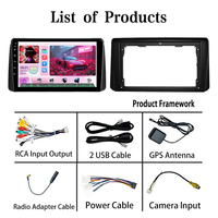 Qualcomm Snapdragon 10.1 Inch 2 Din Layar IPS GPS WIFI Android Pemutar DVD Mobil Stereo Mobil untuk Chrysler Grand Voyager 2011-2015