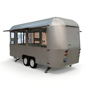 Remolque de Comida Cuadrado de Aluminio con Horno para Pizza, Diseño Espacioso y Luminoso para Dulces y Uso en Exteriores - Product Image 4