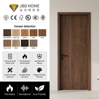 Porte coupe-feu en bois massif (EN BS 60/90/120 minutes) pour bâtiments commerciaux, hôtels, appartements, chambres, écoles, villas - finitionnée