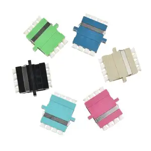 china supplier sc type fiber optic adapter LC FC ST MPO single mode simplex duplex adaptor