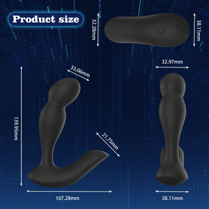 Vente en gros App Control Male Prostate Massager 10 Modes Vibrant Anal Butt Plug Anneau Vibrateur pour Hommes Sex Toys - Product Image 2