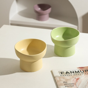 Venta Directa de Fábrica, Moderno y Bonito Tazón de Cerámica para Gatos, Comedero Lento para Mascotas, para Beber y Comer - Product Image 3