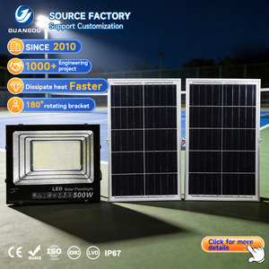 Reflector LED Solar para Exteriores, con Control Remoto, de Aluminio, Impermeable IP67, 30w 200w 300w 400w 500w 1000w - Product Image 1
