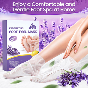Mascarilla Exfoliante para Pies con Lavanda y Vitamina C, 40g, Previene la Resequedad, Suaviza la Cutícula, Venta al Por Mayor - Product Image 4