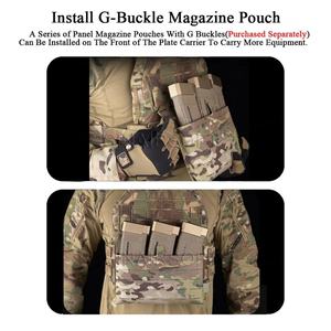 Gilet tactique léger et respirant à dégagement rapide pour la chasse en extérieur, porte-plaques de combat réglable - Product Image 5