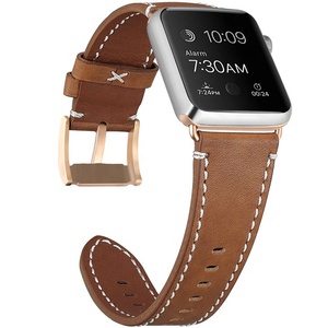 Coolyep สายหนังหรูเอวเล็กสายนาฬิกาอัจฉริยะสำหรับ <span class=keywords><strong>Apple</strong></span> Watch Series 1/2/3/4/5/6 <span class=keywords><strong>SE</strong></span> มีขนาด45มม. และ49มม. - Product Image 3