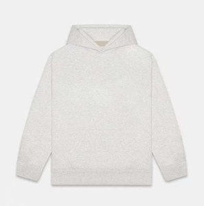 Fabricant de vêtements de marque les plus vendus – Sweat à capuche floqué pour homme, en molleton épais 430 g/m², coupe ample, couleur unie, manches longues - Product Image 2