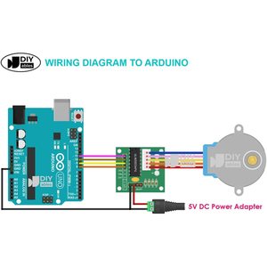 มอเตอร์สเต็ปเปอร์ Diyables 28byj-48 5v พร้อมไดรเวอร์สำหรับ Arduino Esp32 Esp8266 Raspberry Pi 2 ชิ้น - Product Image 5